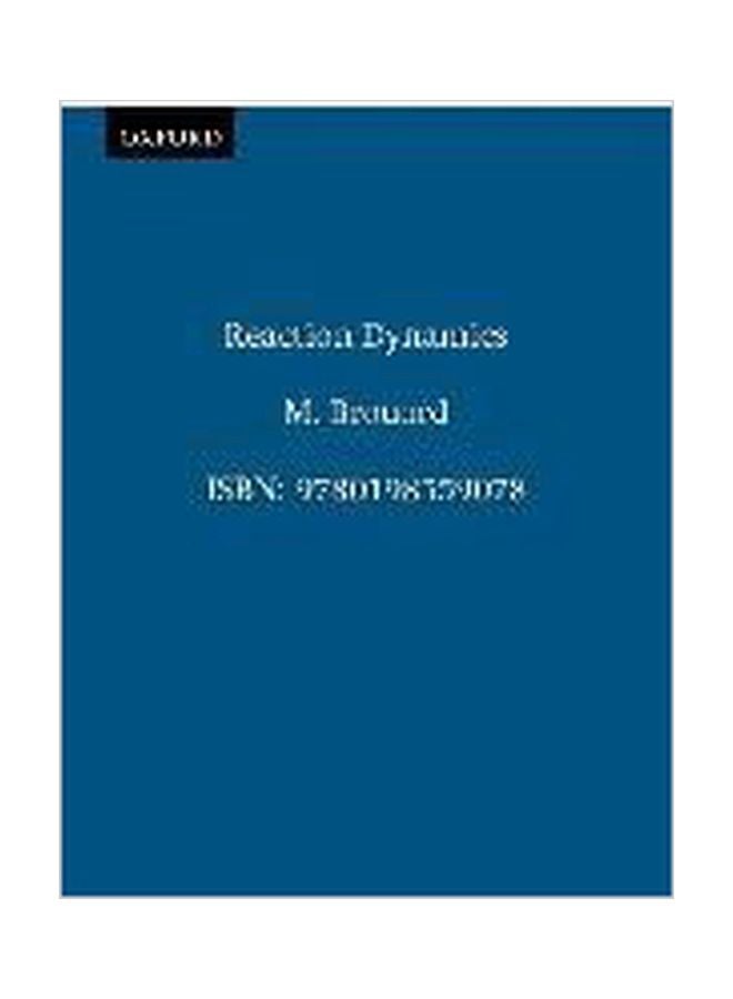 Reaction Dynamics paperback english - 27 Aug 1998 