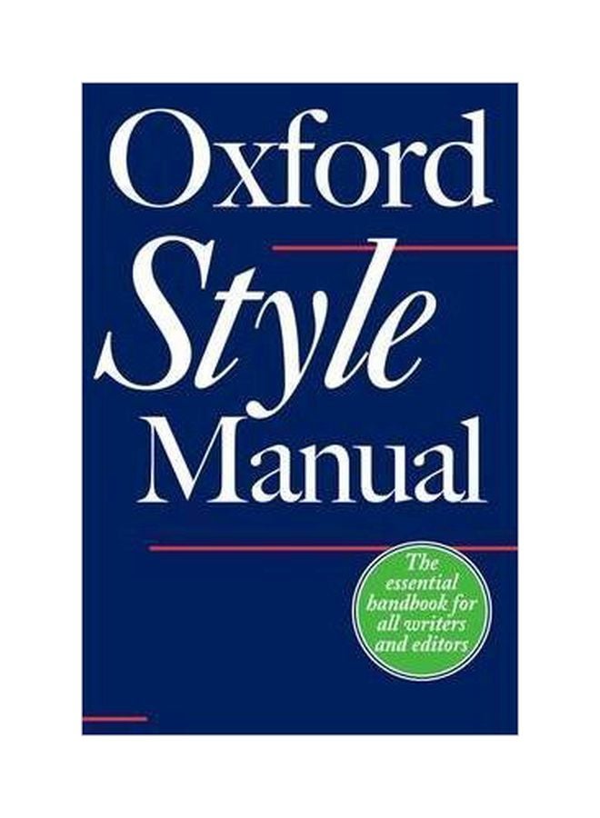 Oxford Style Manual Paperback English by Robert Ritter - 25 Sep 2003 