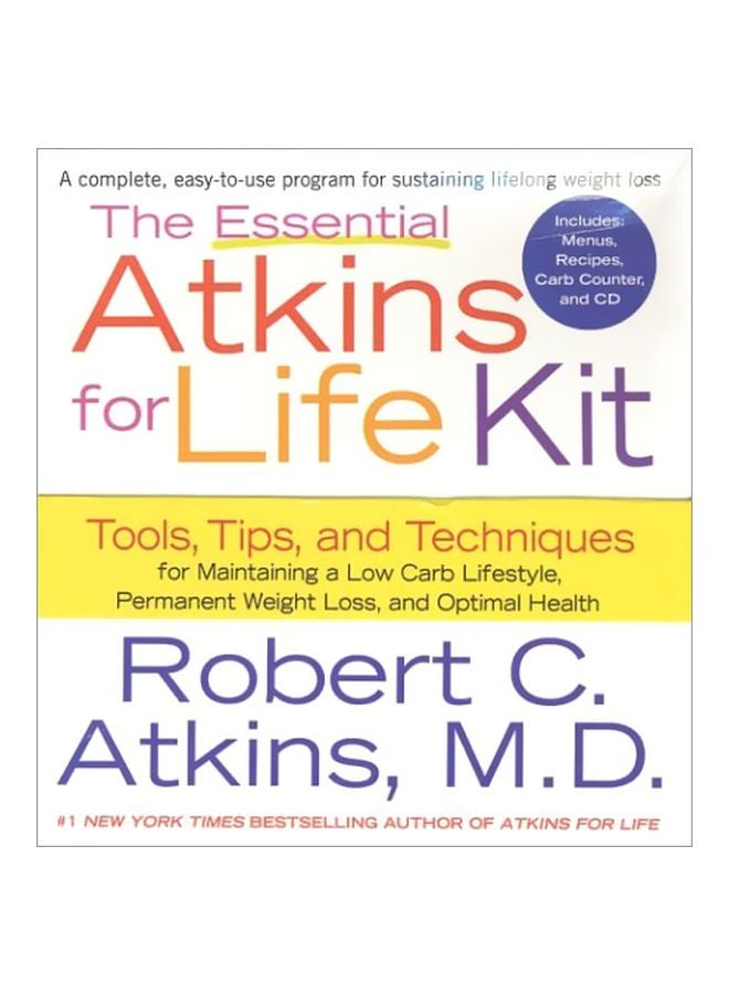 Essential Atkins For Life Kit: Tools, Tips, And Techniques For Maintaining A Low Carb Lifestyle Paperback English - 01 Oct 2003 