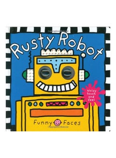 Om Books International Robo World- Rusty The Fighter Robot- Cutout Board Books
