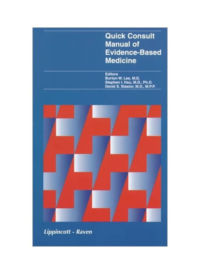 Quick Consult Manual Of Evidence-Based Medicine Spiral Bound English - 1 Aug 1997 