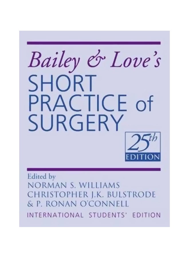 Bailey And Love's Short Practice Of Surgery Hardcover English - 27 Jun 2008 