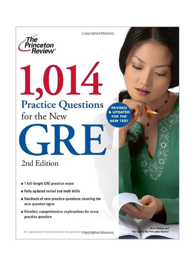 1,014 Practice Questions For The New GRE Paperback English by Neill Seltzer - 15 Aug 2011 