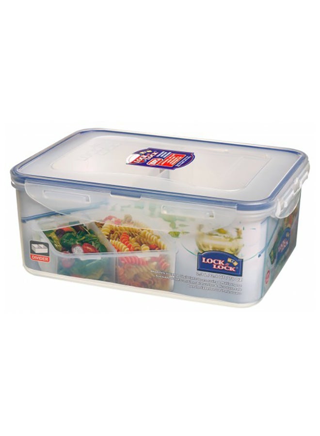 LocknLock Plastic Lock Container With 3 Divisions Clear 2.3Liters - Image 1