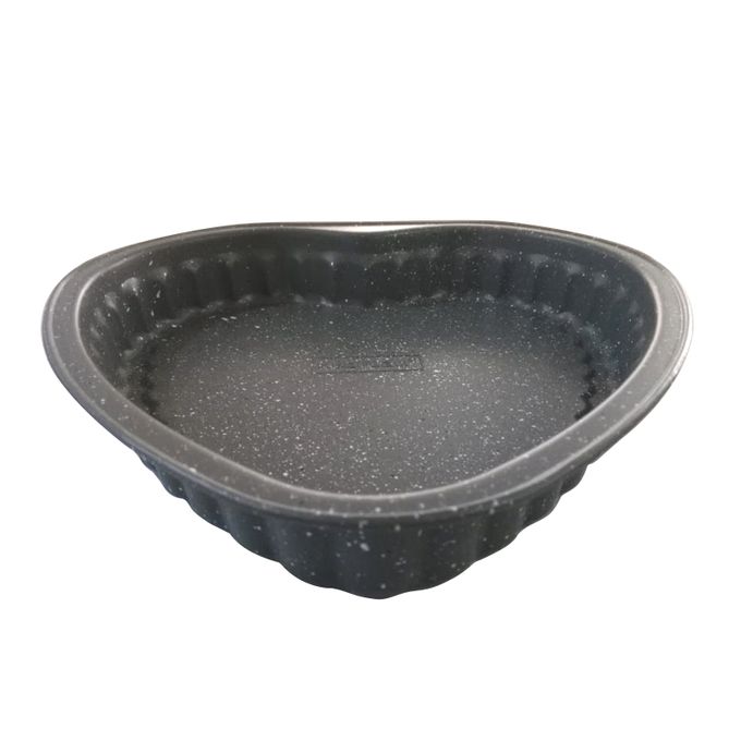 Neoflam Heart Shape Cake Tray Grey 27.5 x 26.5 x 4.5cm - Image 2