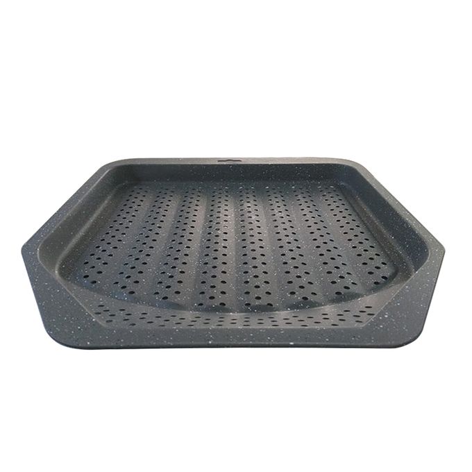 نيو فلام مقلاة بطاطس فروزن رمادي 39 x 34 x 2.5سم - Image 2