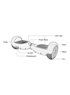 Cool Baby 6.5-Inch Smart Self Balance Electric Hoverboard Scooter For Kids, 8+ Years 8.6x58.4x17.8cm  - Image 4
