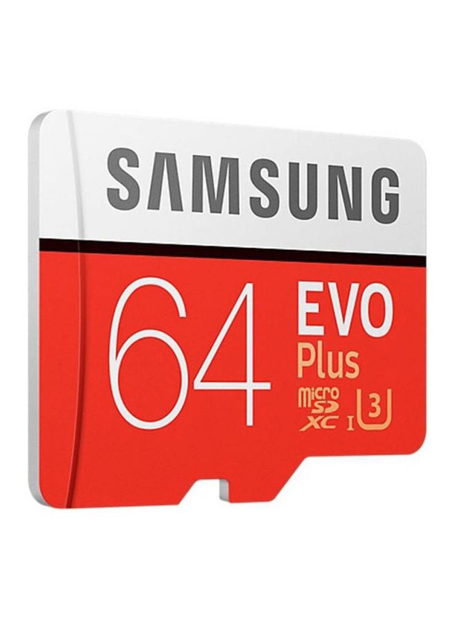 Samsung EVO Plus microSDXC UHS-I U3 100 MB/s Full HD & 4K UHD Memory Card with Adapter - 64GB | 64 GB - Image 3
