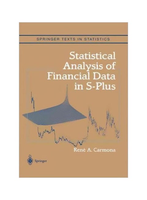 Statistical Analysis Of Financial Data In S-Plus Hardcover English by R Carmona - 06 Apr 2004
