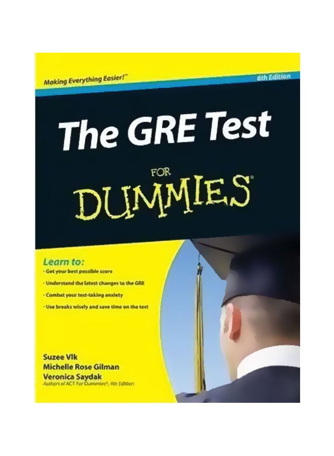 The GRE Test For Dummies Paperback English by Suzee J. Vlk - 01 May 2009 