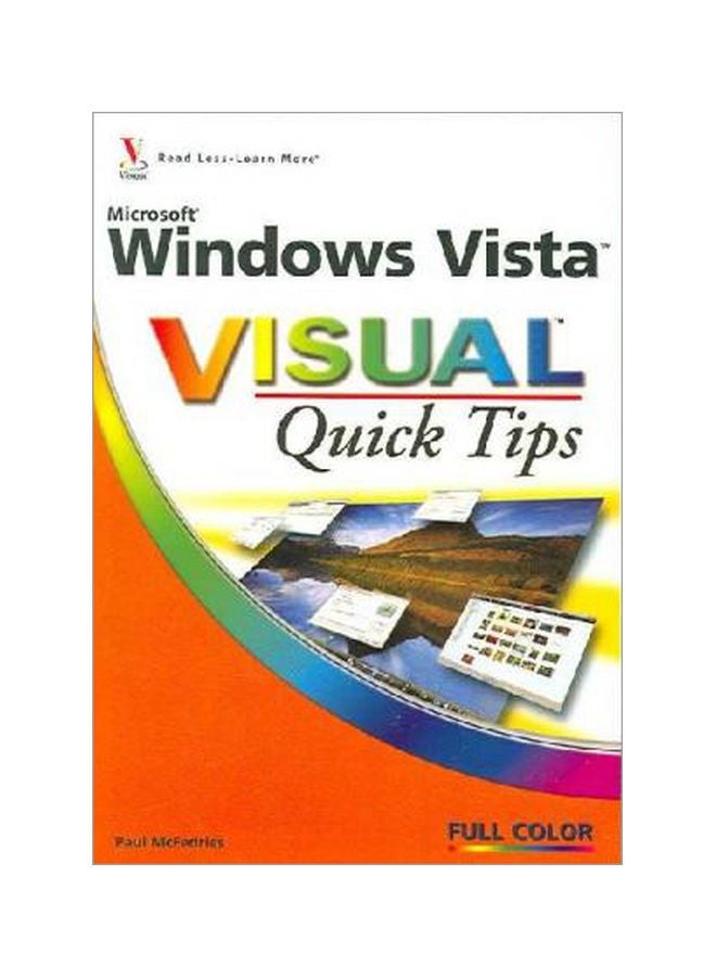 Microsoft Windows Vista Visual Quick Tips Paperback English by Paul McFedries - 26 Dec 2006 