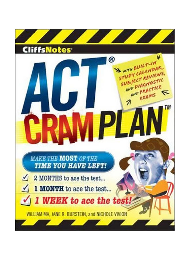 CliffsNotes Act Cram Plan Paperback English by William Ma - 27 Jul 2009