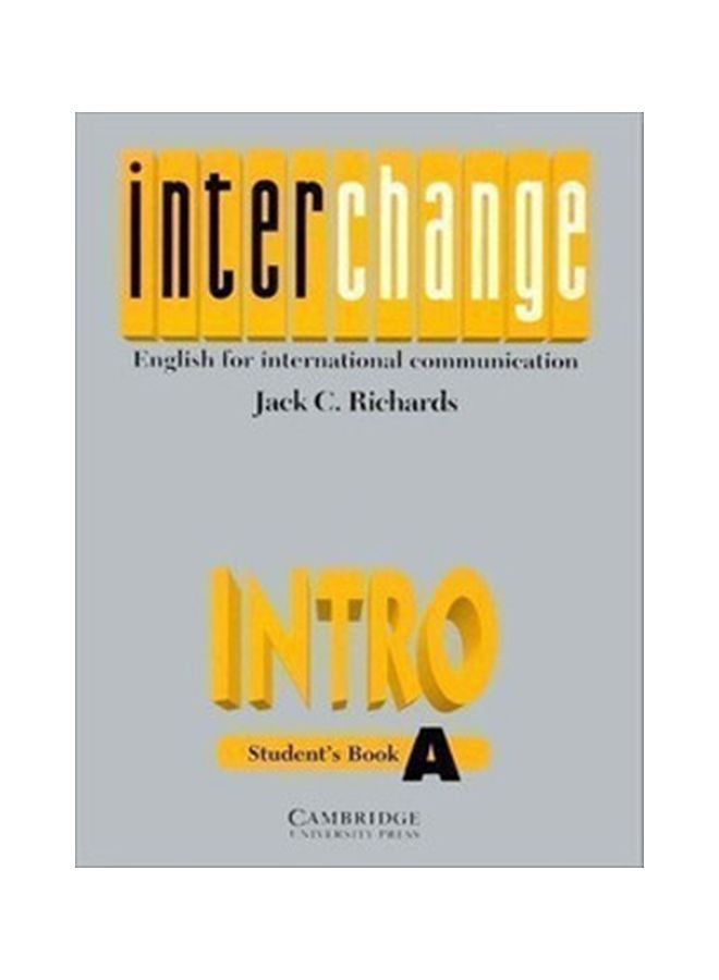 Interchange Intro Workbook: English For International Communication Paperback English by Jack C. Richards - 25 Nov 1994