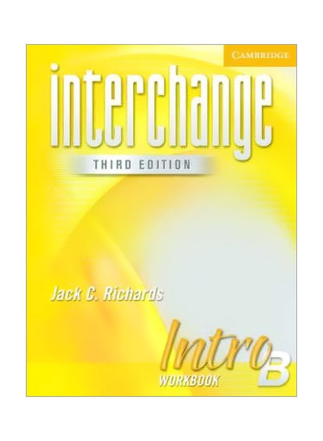 Interchange Intro Workbook B Paperback English by Jack C. Richards - 31 Jan 2005