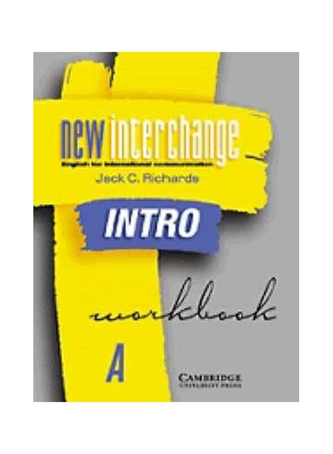 New Interchange Intro Workbook A paperback english - 01 Jun 2000