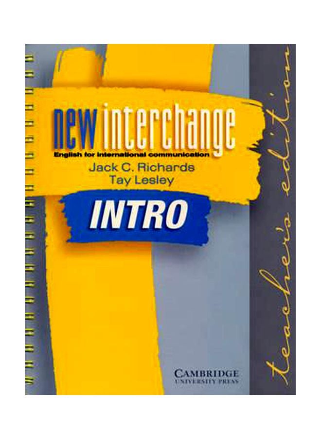 New Interchange Intro paperback english - 24 July 2000 