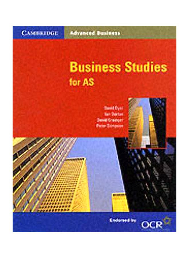 Business Studies For AS Paperback English by David Dyer - 23 June 2000 