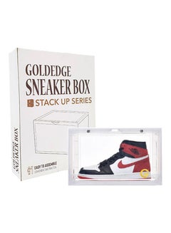 Stack Up Series Sneaker Storage Box Blue 36cm
