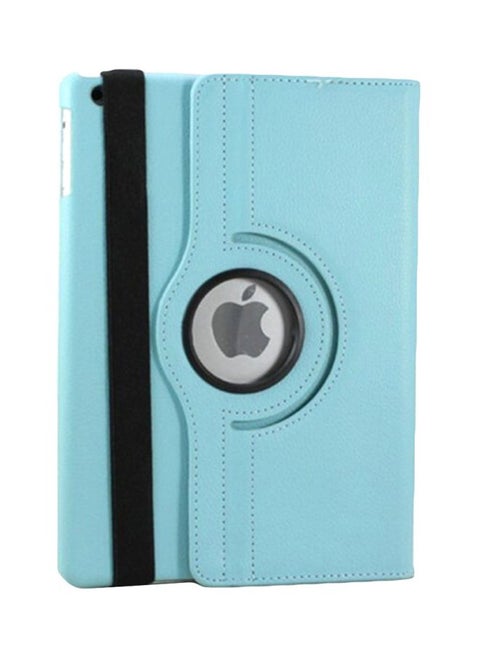 360 Degree Rotation PU Leather Case For Apple iPad Pro Blue