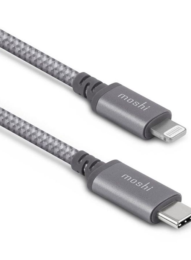 موشي كابل إنتيجرا USB-C رمادي - Image 3