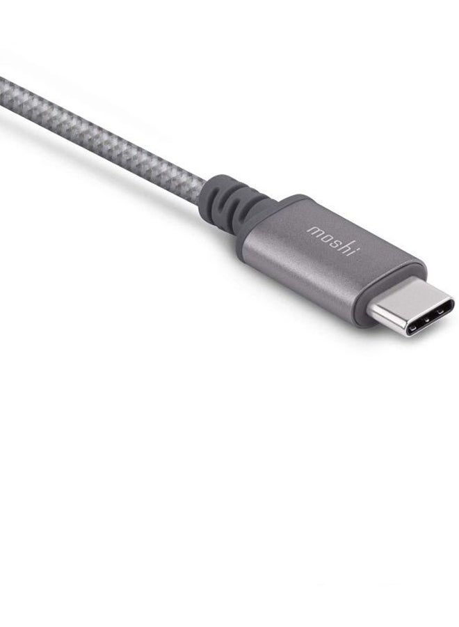 موشي كابل إنتيجرا USB-C رمادي - Image 4