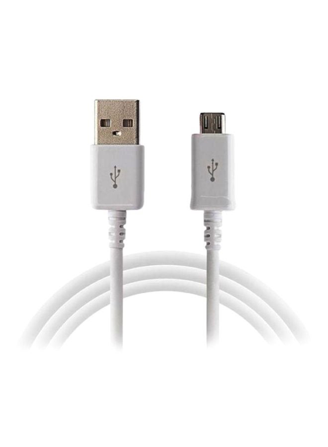 Samsung Micro USB Data Sync Charging Cable 1M White - Image 1