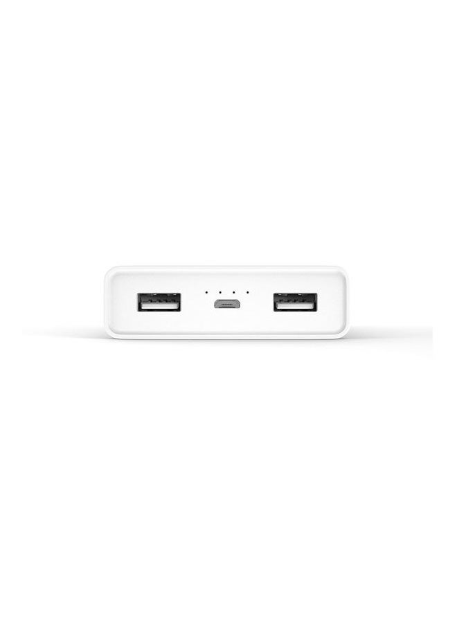 Xiaomi Mi Dual USB DC Power Bank White - Image 2