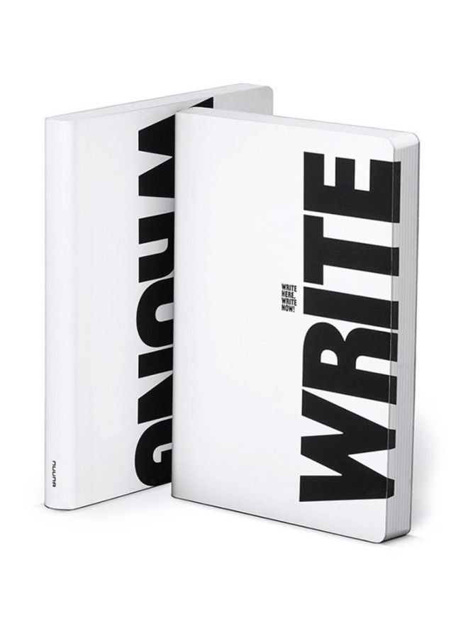 Nuuna Write Wrong Graphic Notebook White/Black  - Image 2