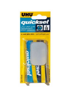 2-Piece Quickset Transparent Epoxy Adhesive Set