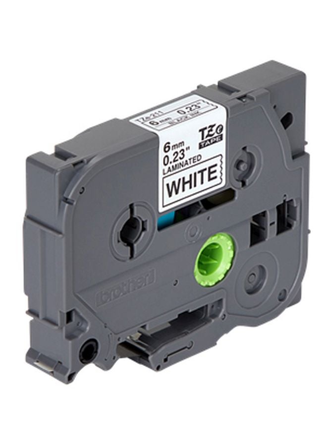 brother Laminated Label Tape Black - Image 4