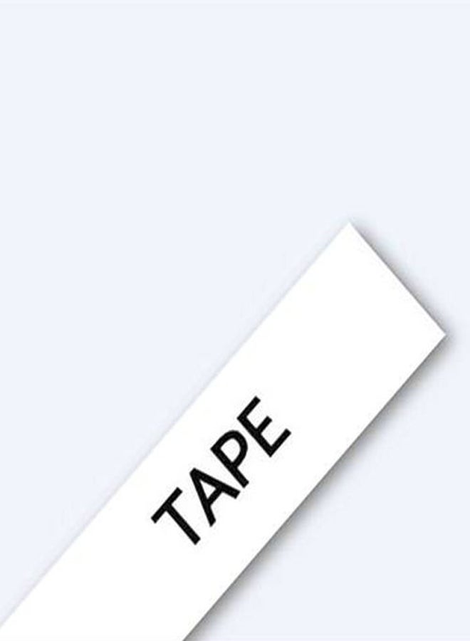 brother Laminated Label Tape Black - Image 5
