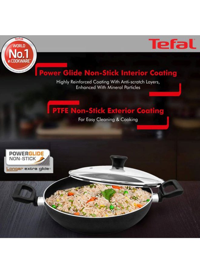 Tefal 5-Piece Delicia Cookware Set Black Kadhai (24), Tawa (26), Fry Pan (24)cm  - Image 4