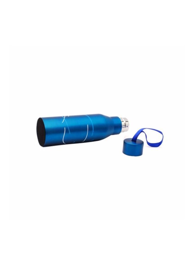 Royalford Sweat Free Leakproof Hot And Cold Water Vacuum Bottle Flask Blue 450ml  - Image 2