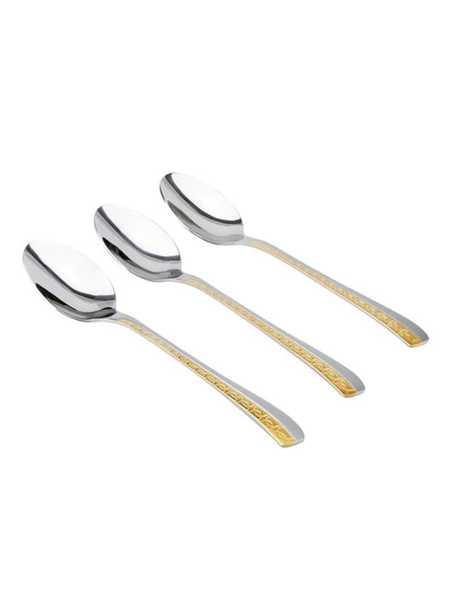 Berger 3-Piece Dinner Spoon Set Silver/Gold - Image 1