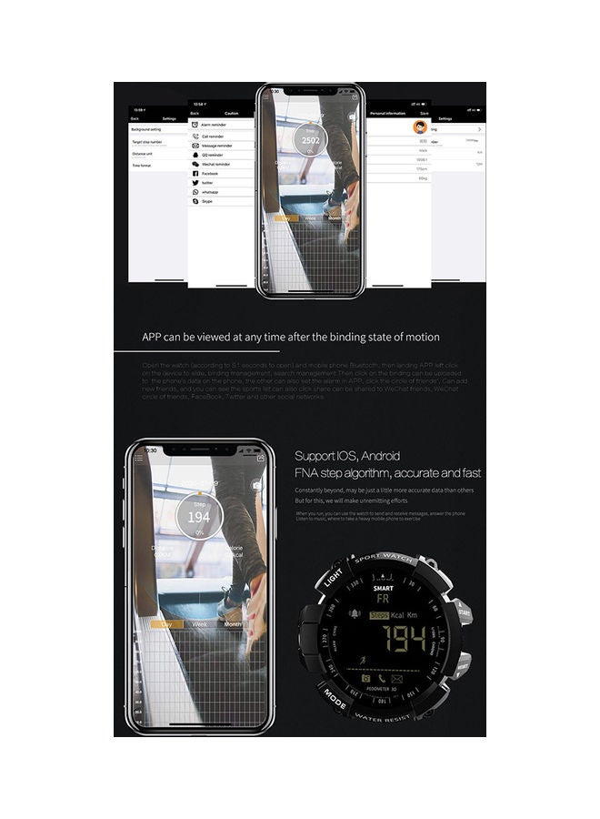 Smart Watch Red - Image 3