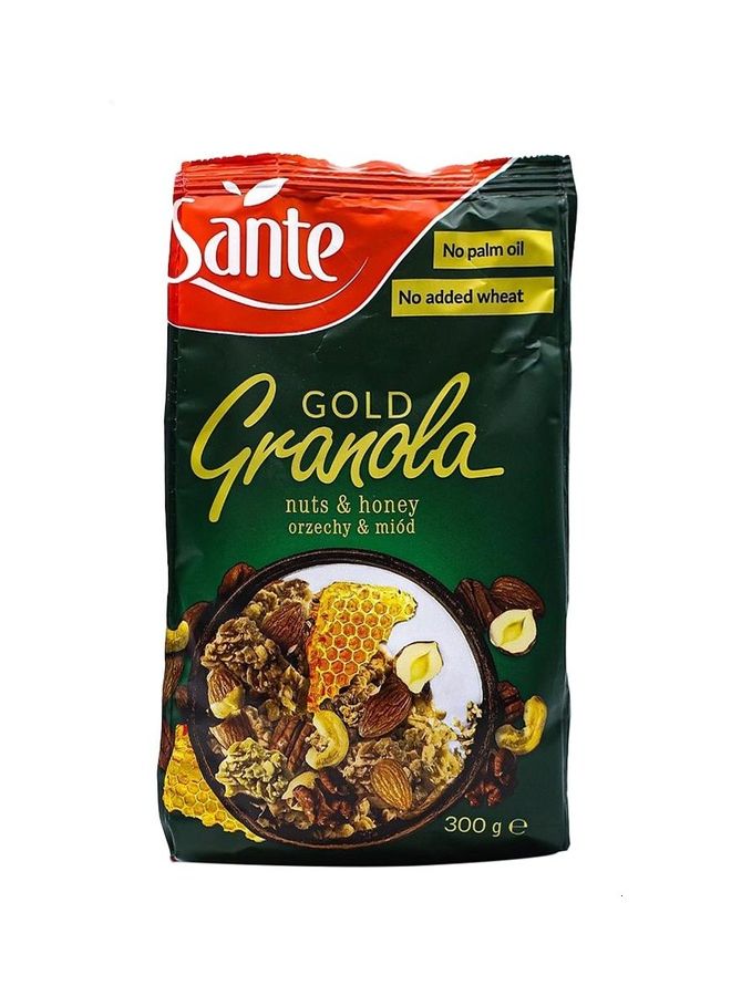 Sante - Gold Granola With Nuts And Honey 300grams - Image 1