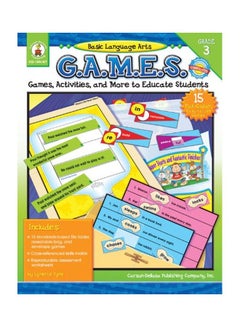 Basic Language Arts G.A.M.E.S. Grade 3: Games, Activities, And More To Educate Students Paperback English by Lynette Pyne - 31 Jul 2006