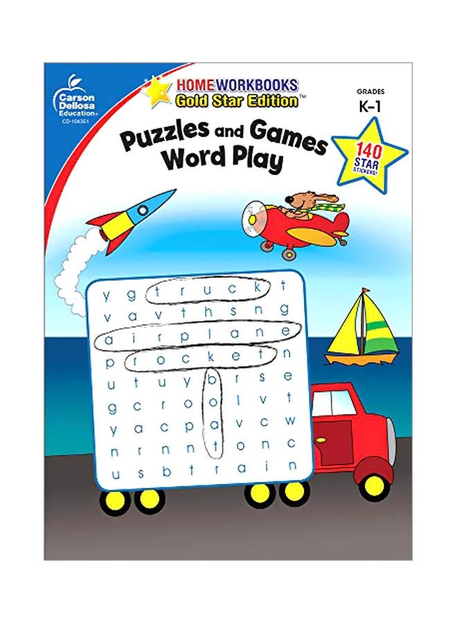 Puzzles And Games: Word Play Grades K-1 paperback english - 18 Jan 2010 