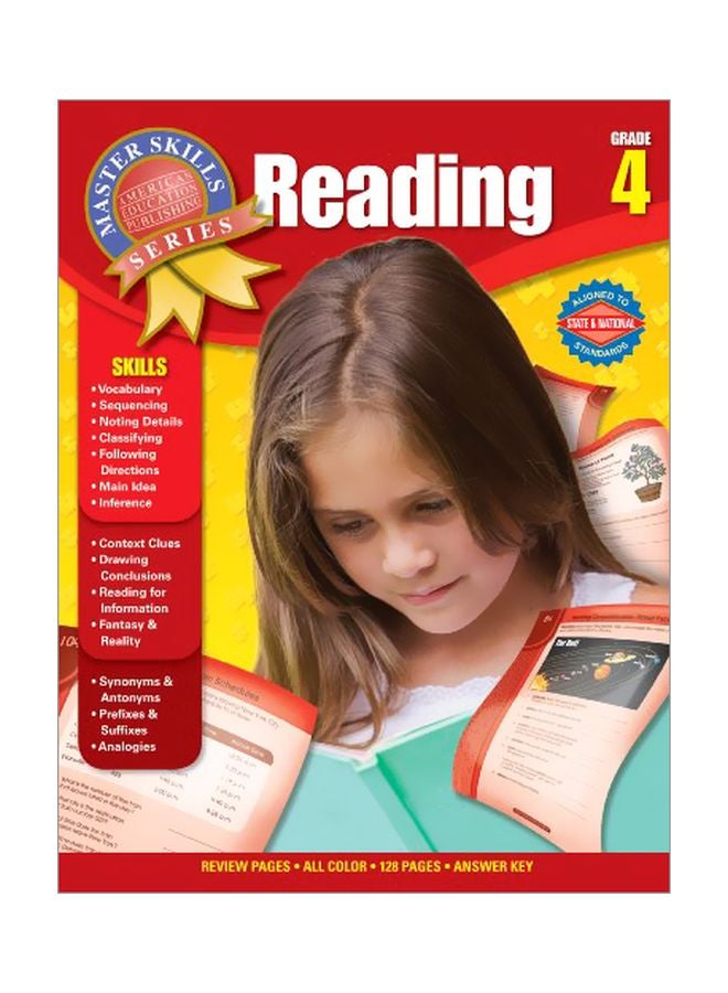 Reading: Grade 4 Paperback English by American Education Publishing - 40967
