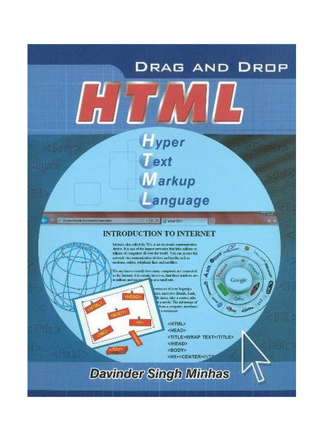 Drag And Drop HTML Paperback English by Davinder Singh Minhas - 40823 