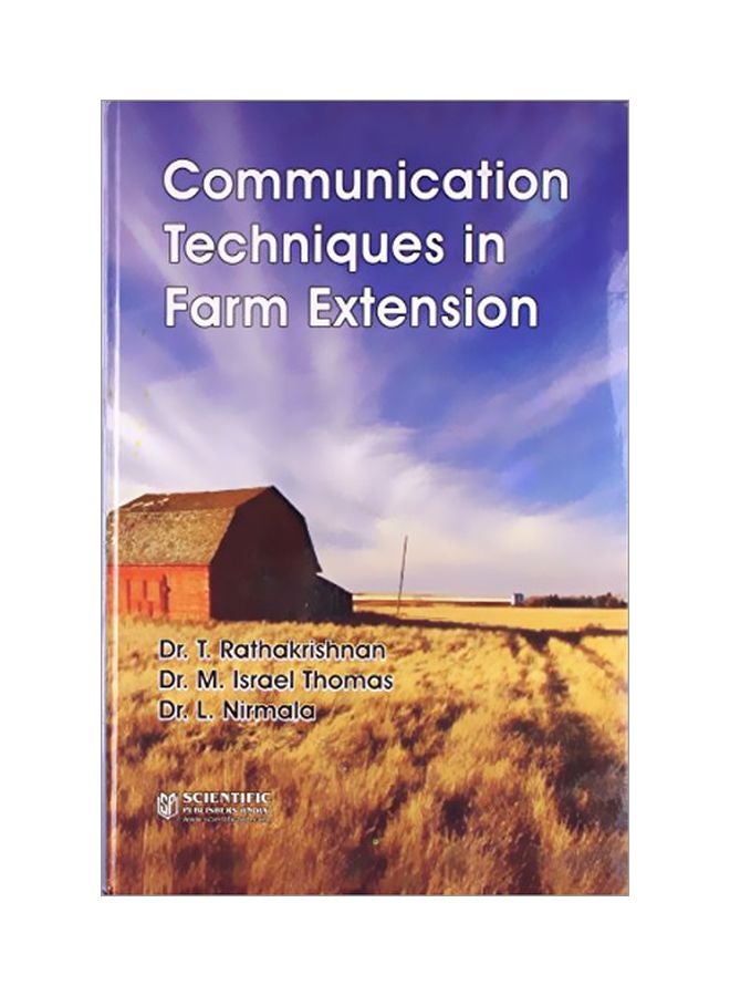 Communication Techniques In Farm Extension Hardcover English by Dr. T. Rathakrishnan - 30 Jan 2010 