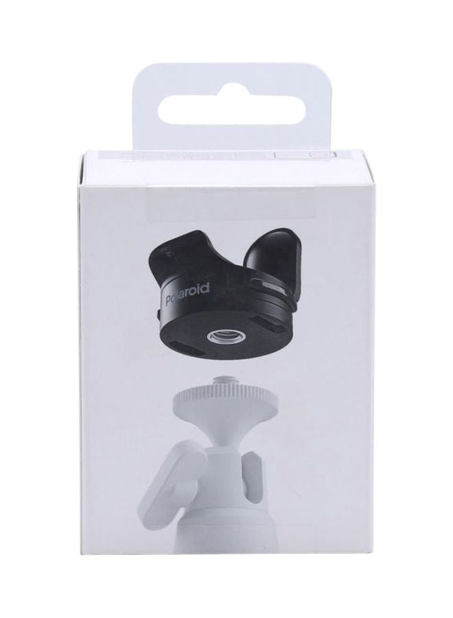Polaroid - Tripod Mount For Cube Lifestyle Action Camera Black - Image 1