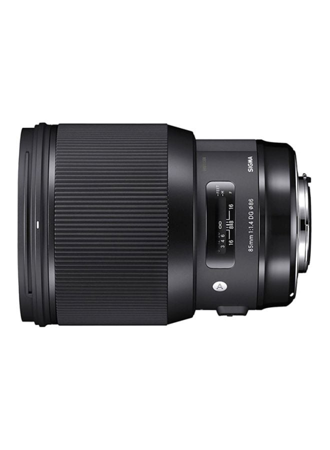 SIGMA - 85mm f/1.4 DG HSM AF Art Lens For Nikon Camera Black - Image 1