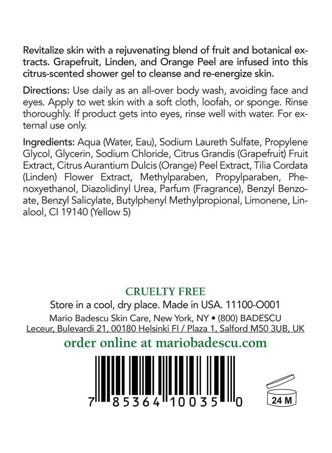 ماريو باديسكو منظف للجسم بخلاصة الحمضيات 236ملليلتر - Image 3