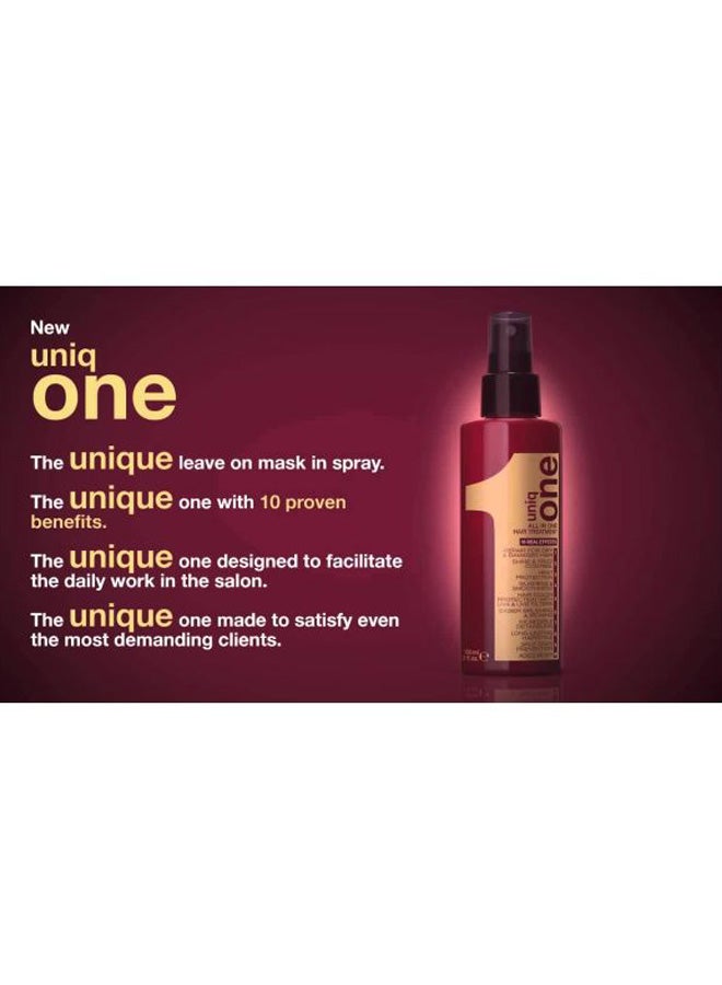 UNIQ ONE - Uniq One All-In-One Hair Treatment Spray Multicolour 150ml - Image 1