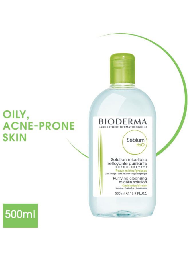 Bioderma - Sebium H2O Purifying Cleansing Micelle Solution Clear - Image 1