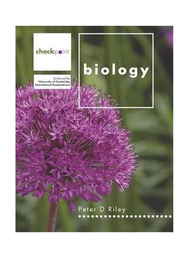 Checkpoint Biology Paperback English by Peter D. Riley - 30 Jul 2005 