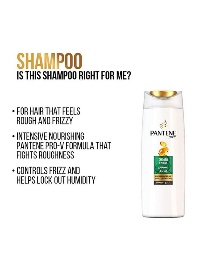 Pro-V Smooth & Silky Shampoo Pack 600+200ml