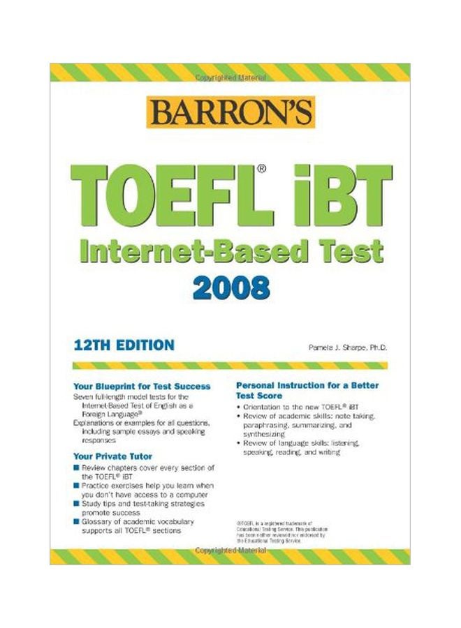 TOEFL IBT: Internet Based Test paperback english - 30 Jun 2006 