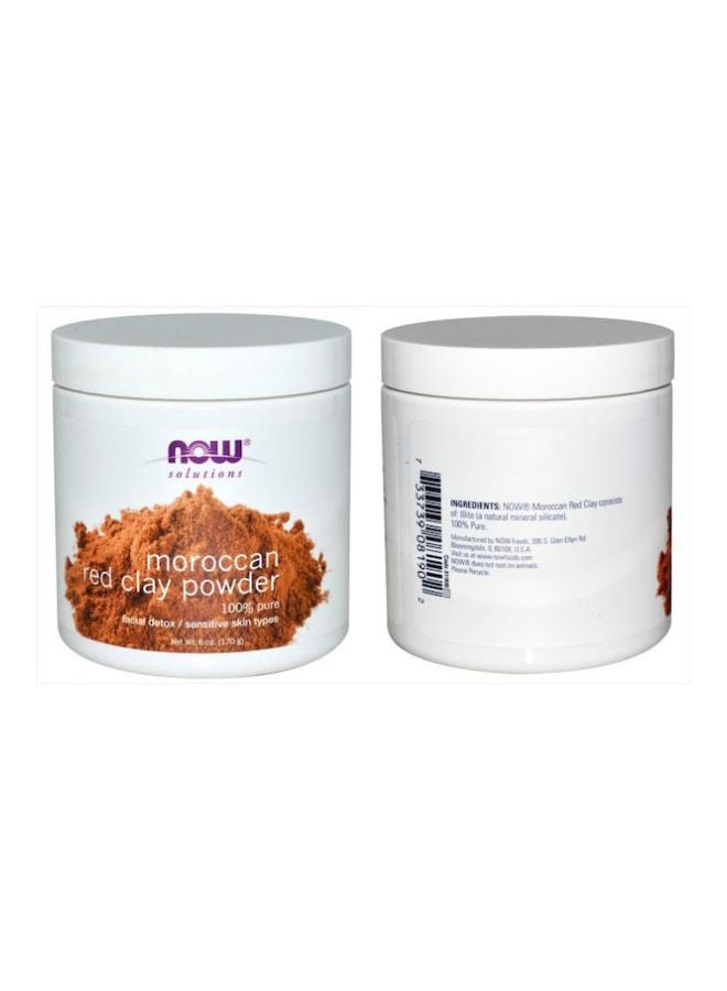 Now Foods Moroccan Red Clay Powder 170grams  - Image 2